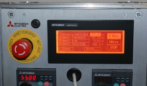 Mitsubishi frekvenciaváltó kijelző GOT1000 HMI Start